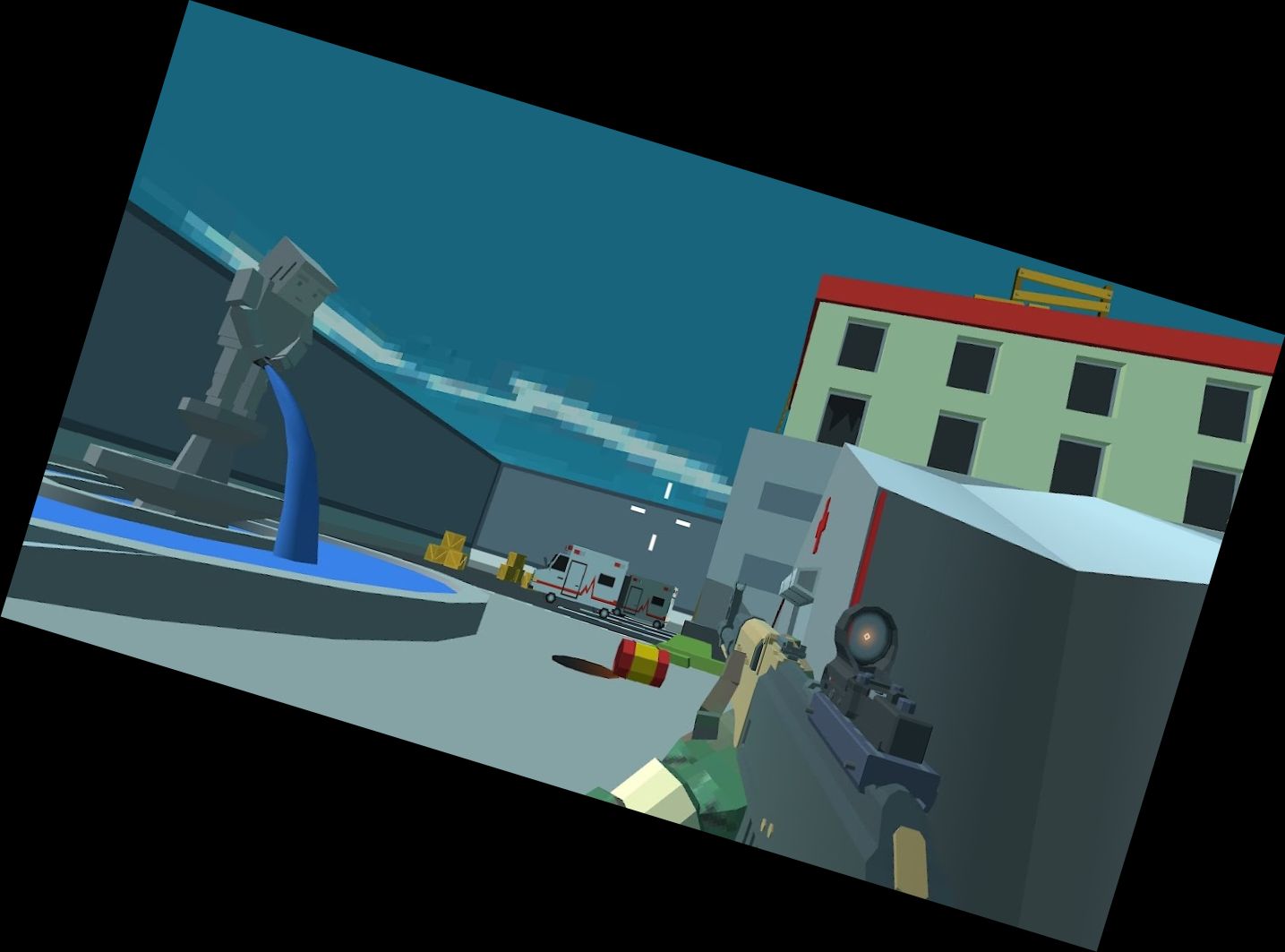 Blocky Kampf SWAT Zombie 1