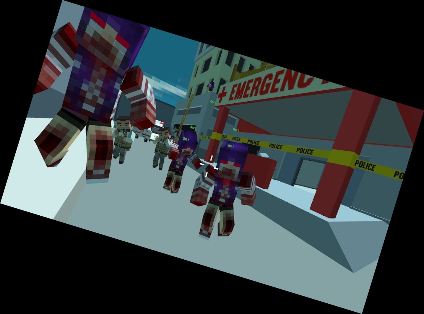 Blocky SWAT Zombie Combat