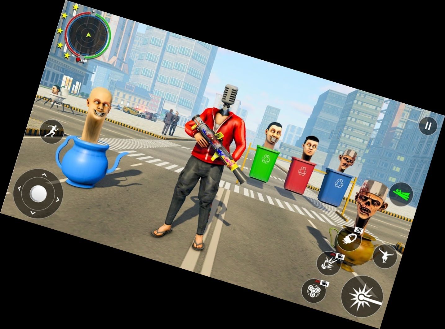 Супергерой Бій з Унітазним