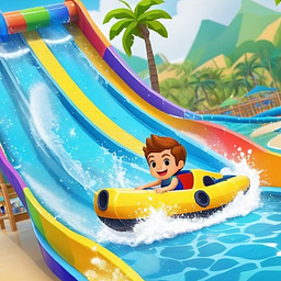 Aquatic Slide Amusement Park Game