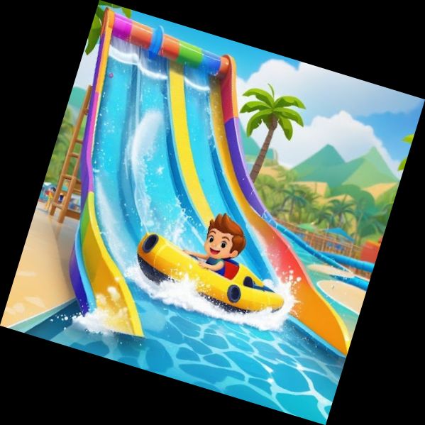 Aquatic Slide Amusement Park Game