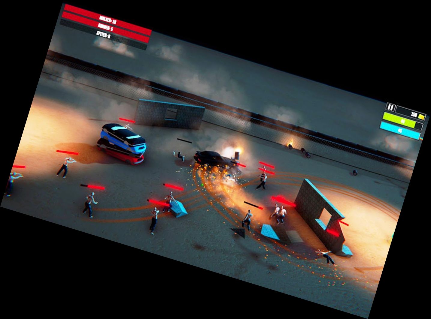 Зомби Дорожный Гнев Автомоб