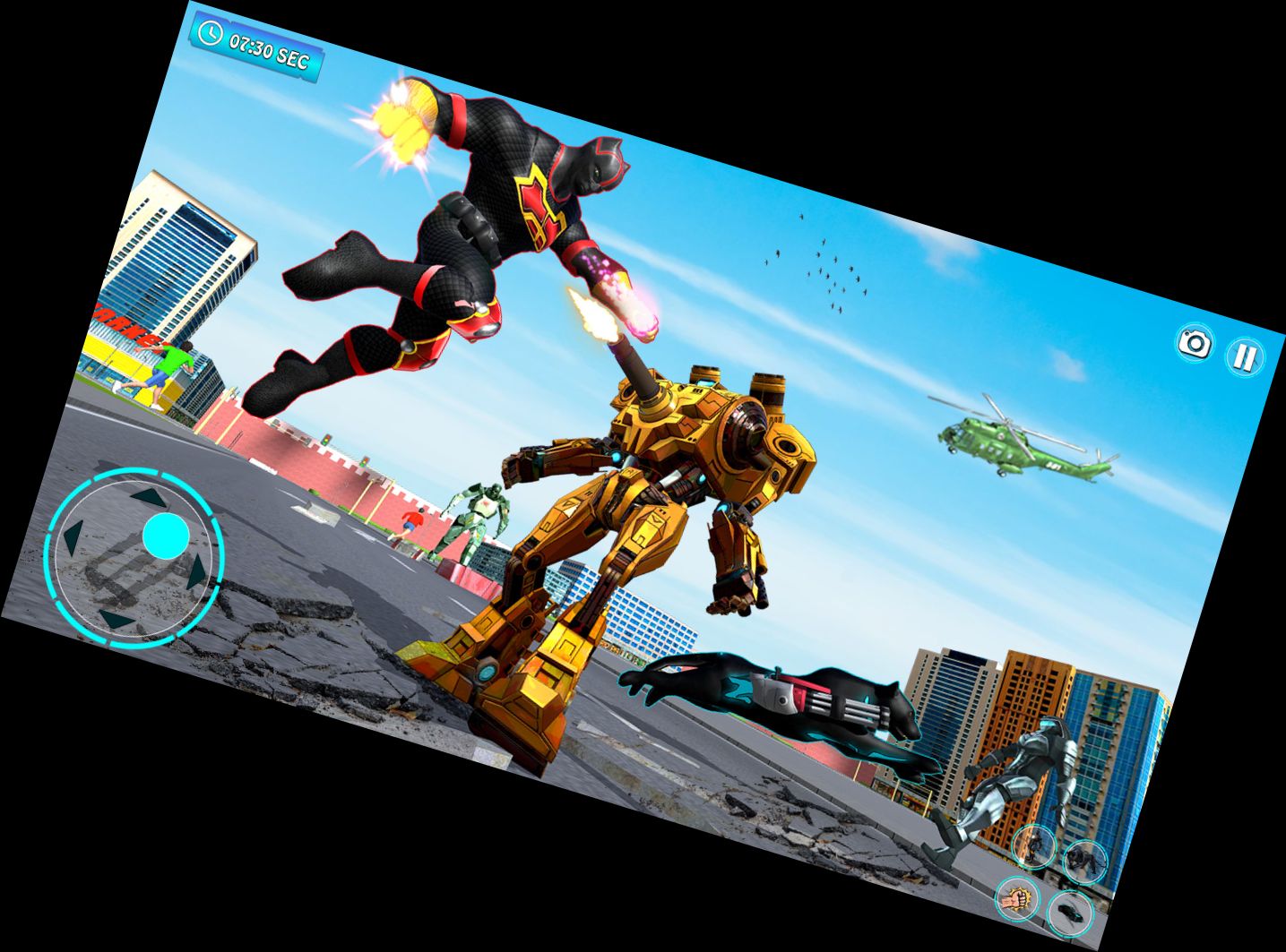 Pantera Voladora Negra Superhéroe