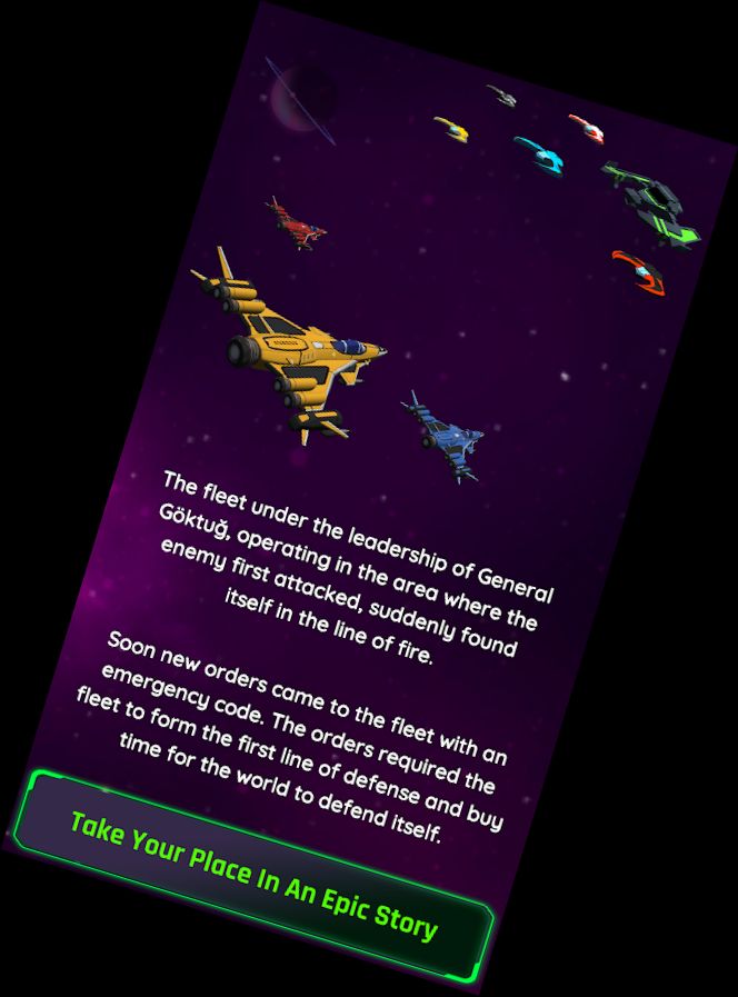 Weltraum-Schießspiel