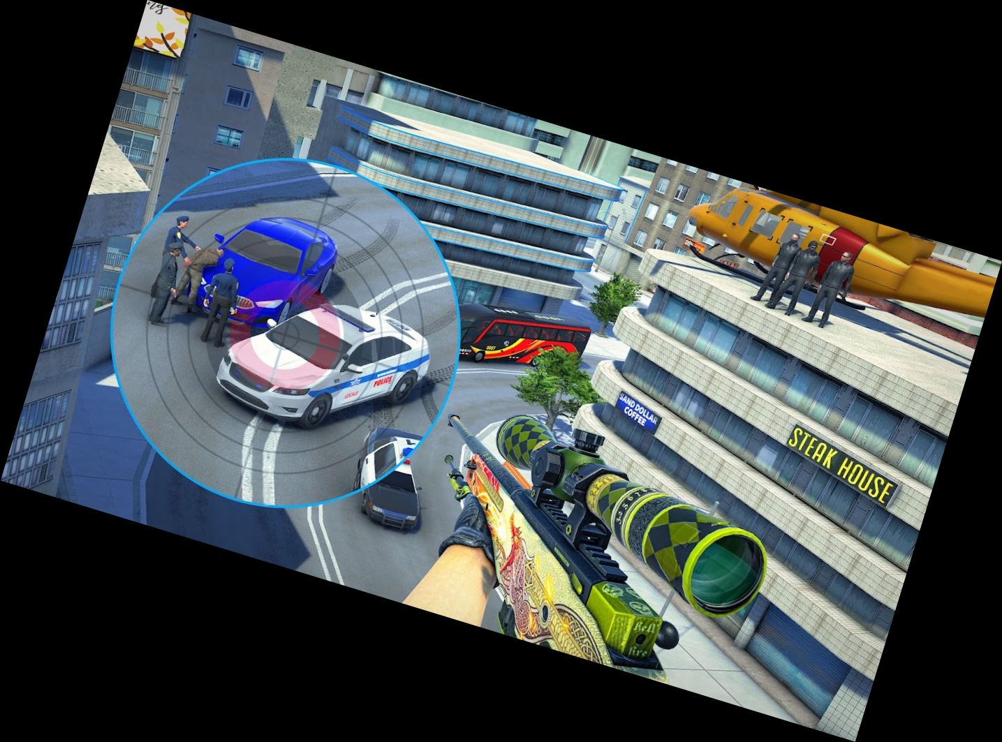 Waffenspiele 3D: Schar