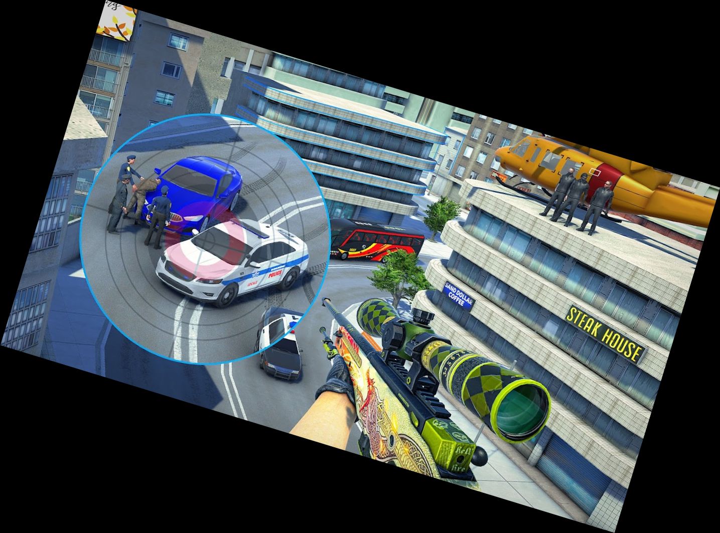 Waffenspiele 3D: Schar