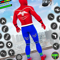 Spinne Seil Held Spinne Spiel