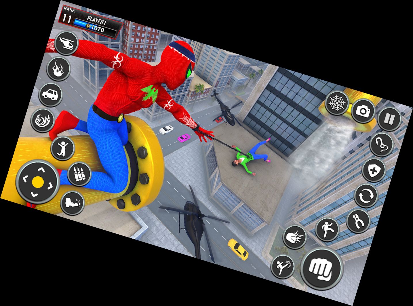 Spider Rope Hero: Web Swing Simulator