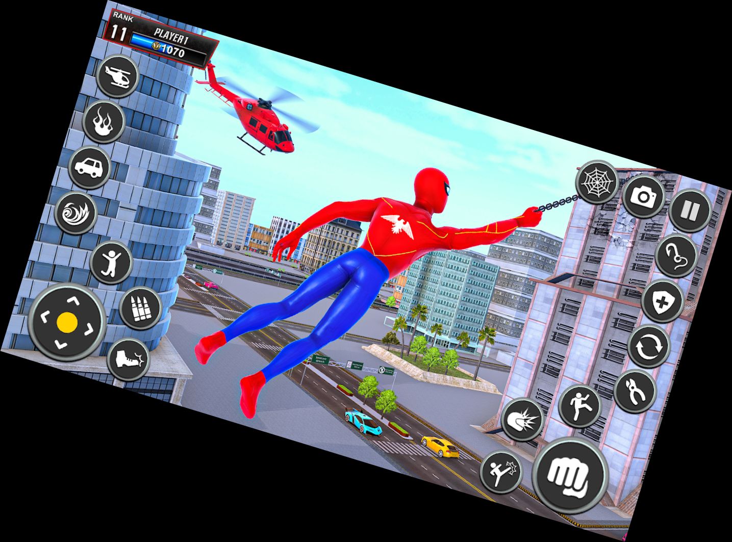 Spider Rope Hero: Web Swing Simulator