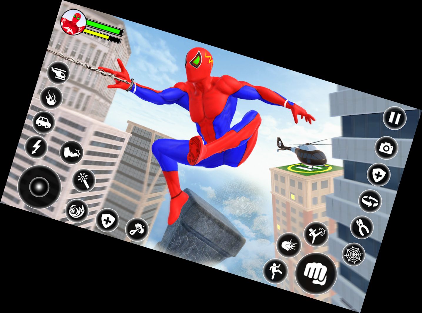 Spider Rope Hero: Web Swing Simulator