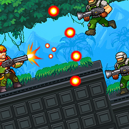 Gun Force Side-scrolling Game