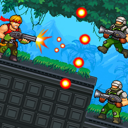 Gun Force Side-scrolling Game