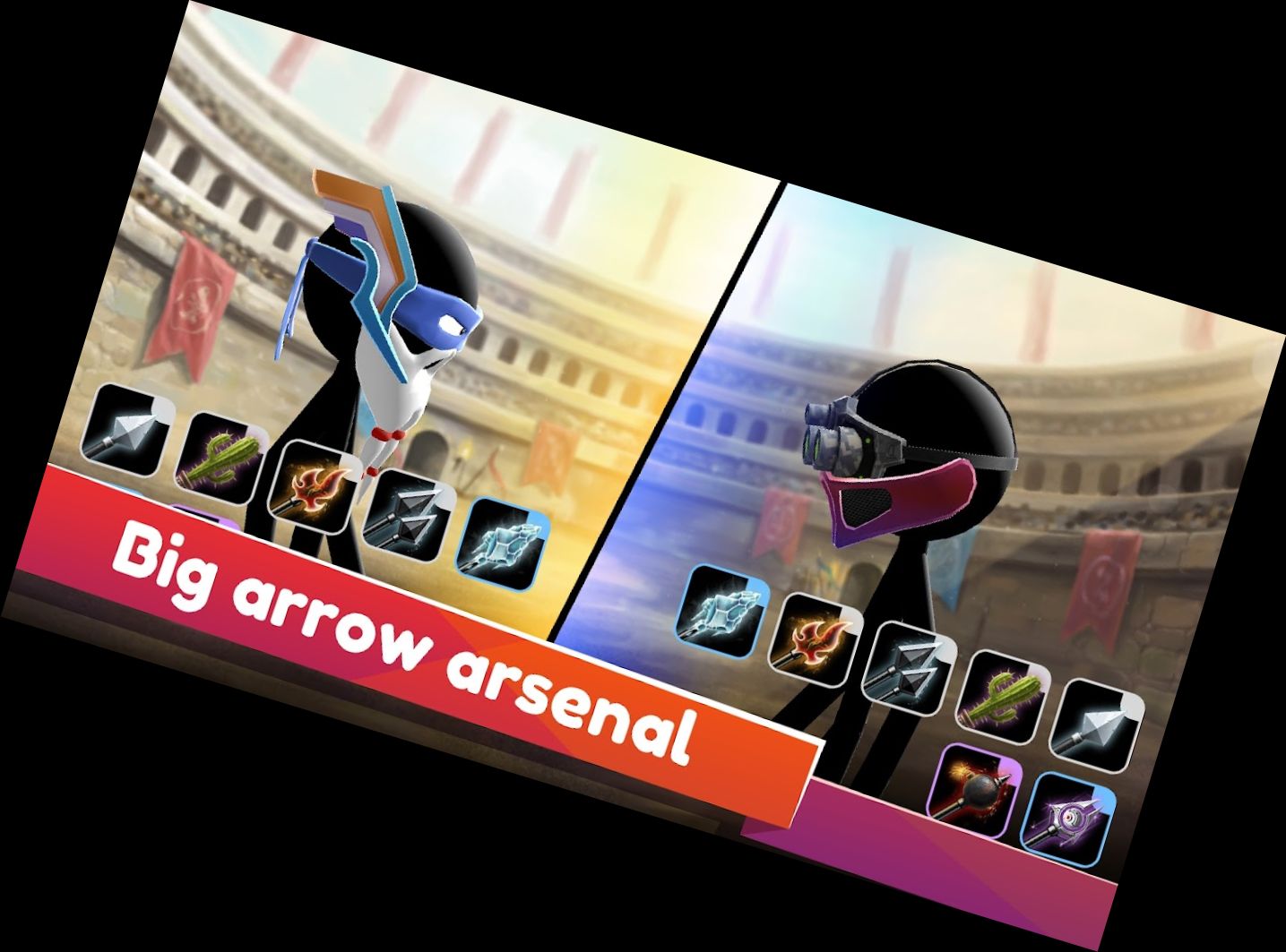 Людина-палочка Лучник онл