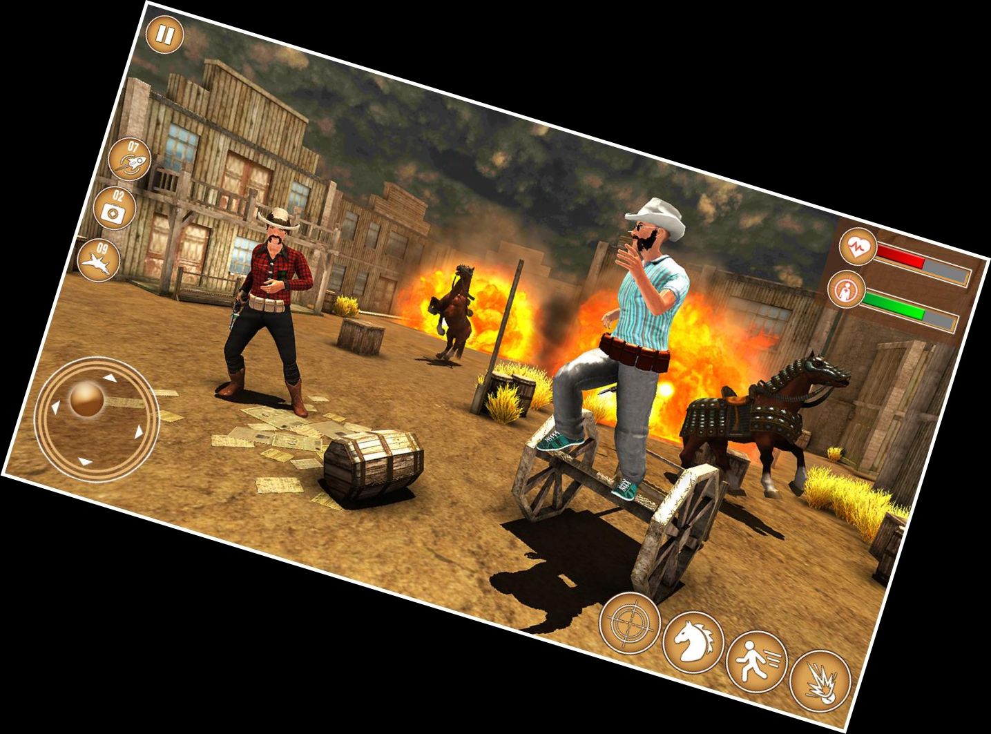 Cowboy Schlacht: Cowboy Spiele