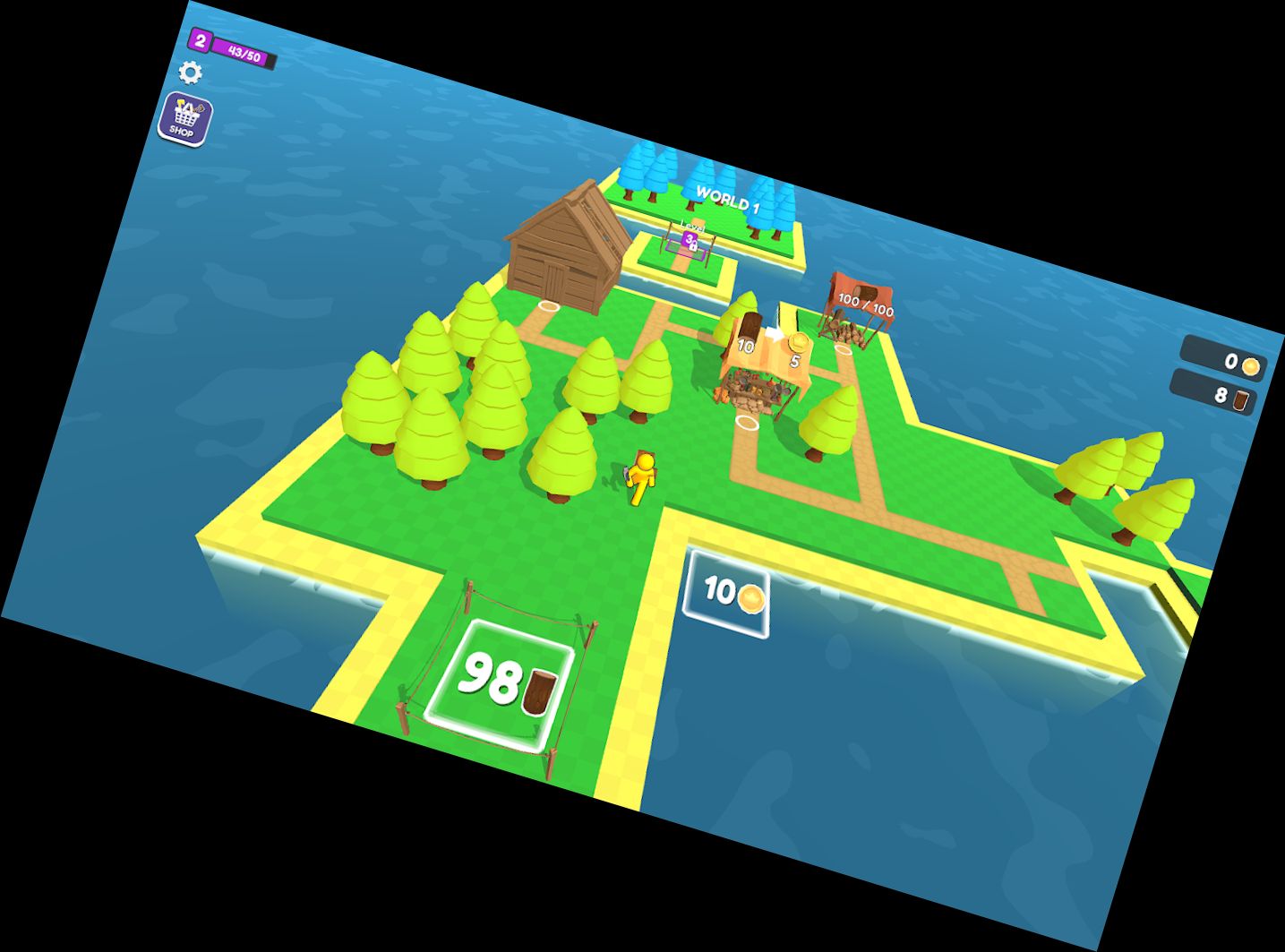 Остров Ремесел - Лес Дер