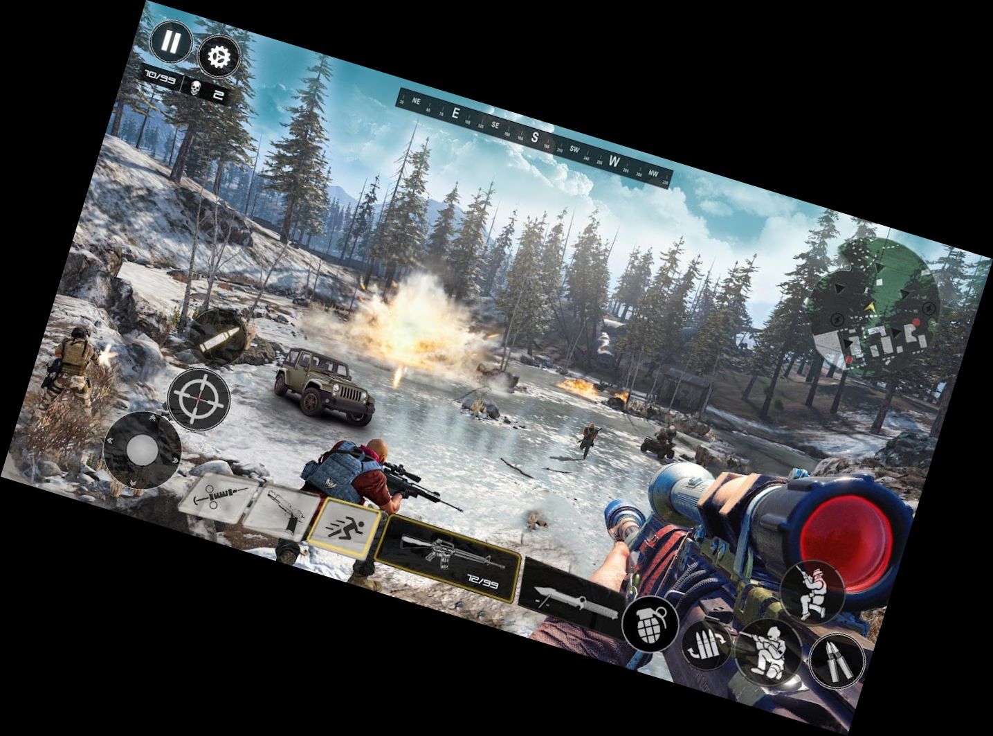 Ego-Shooter Ops - Waffe Schieß