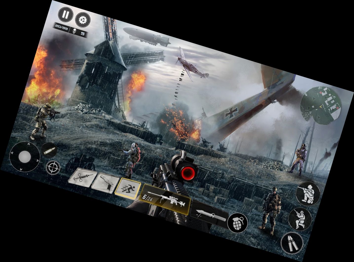 Ego-Shooter Ops - Waffe Schieß