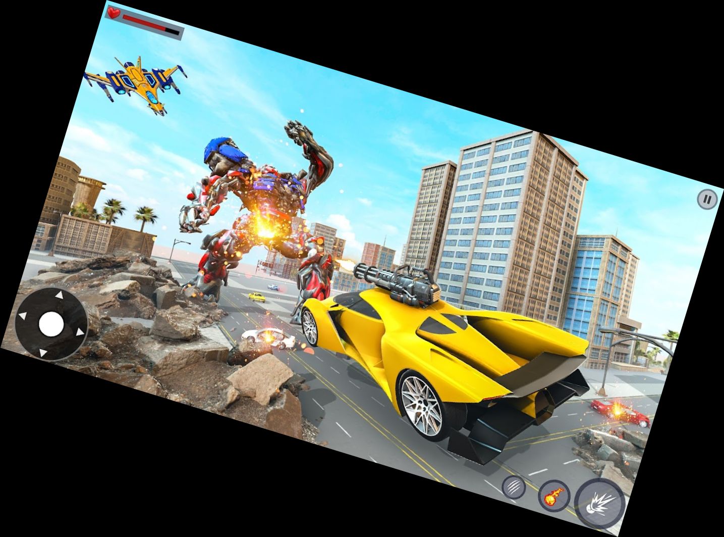 Roboter Auto Simulator: Roboter Spiel