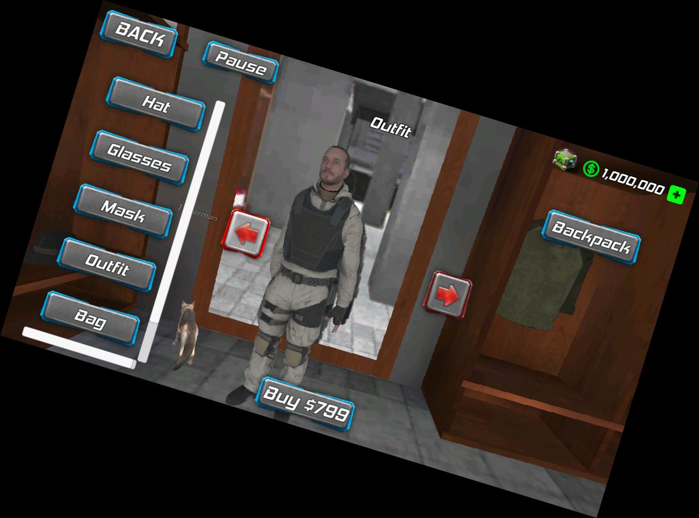 Verrückter Typ Mafia Gangster Stadt