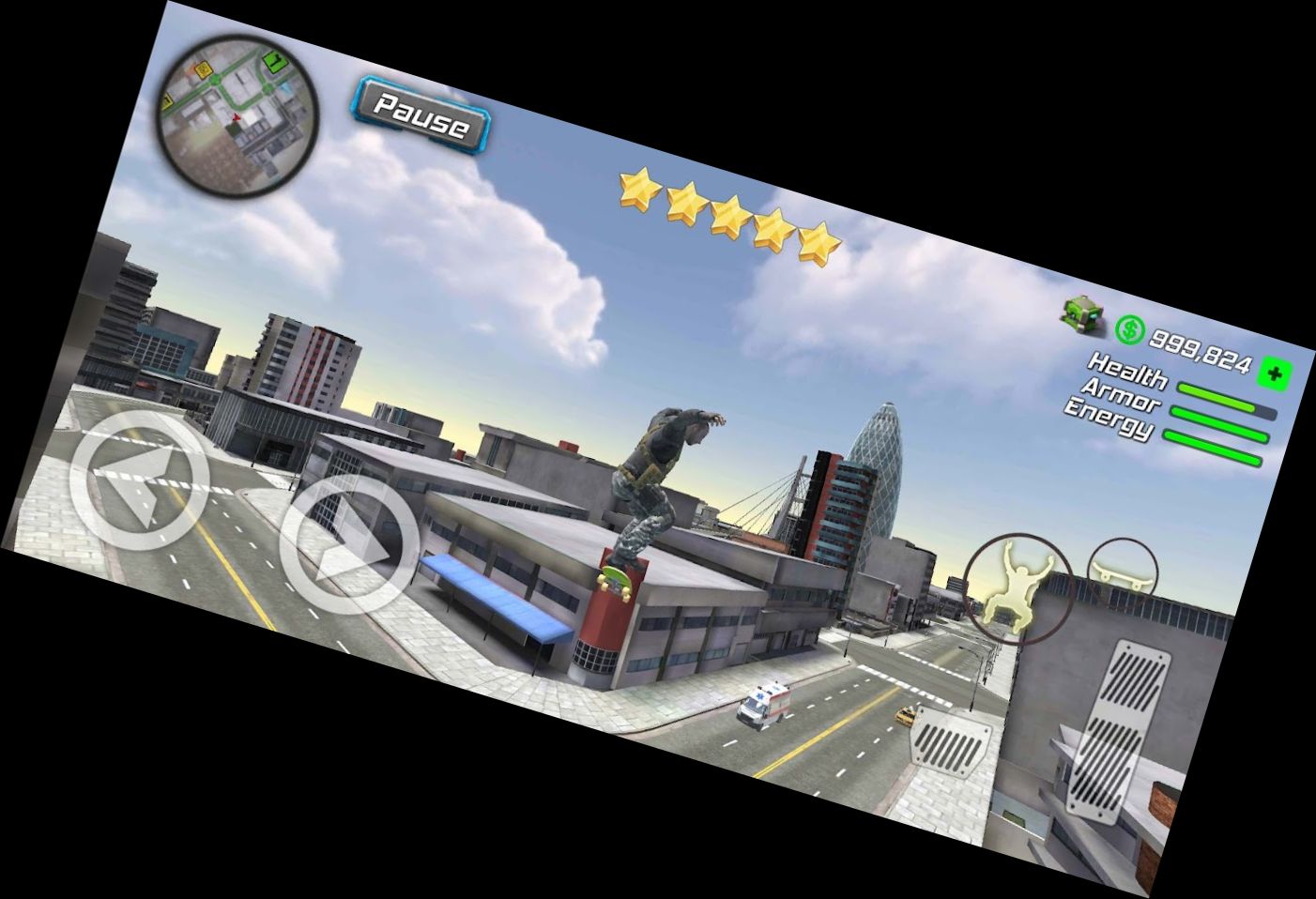 Verrückter Typ Mafia Gangster Stadt