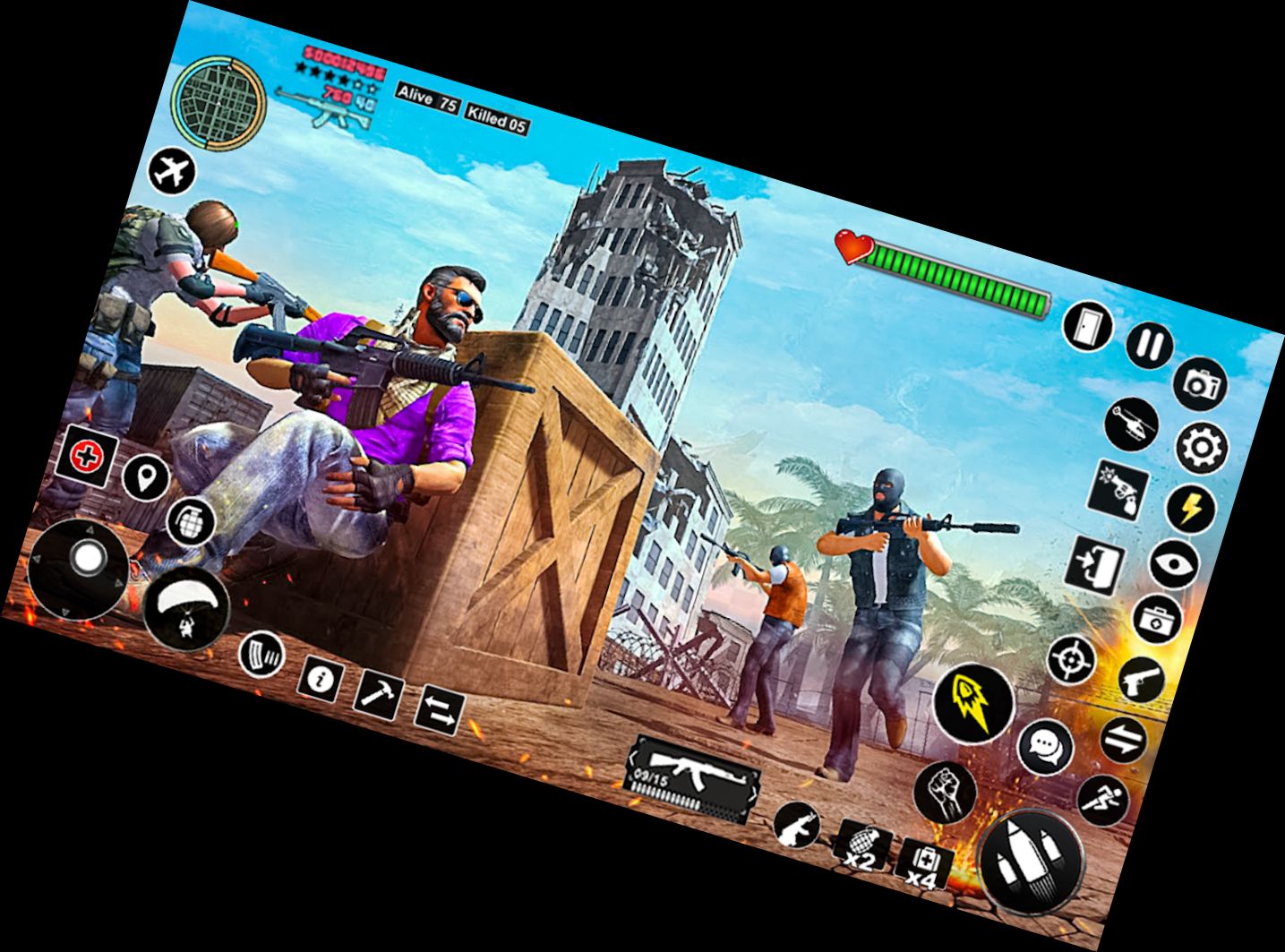 Comando de Disparo y Golpeo Juegos