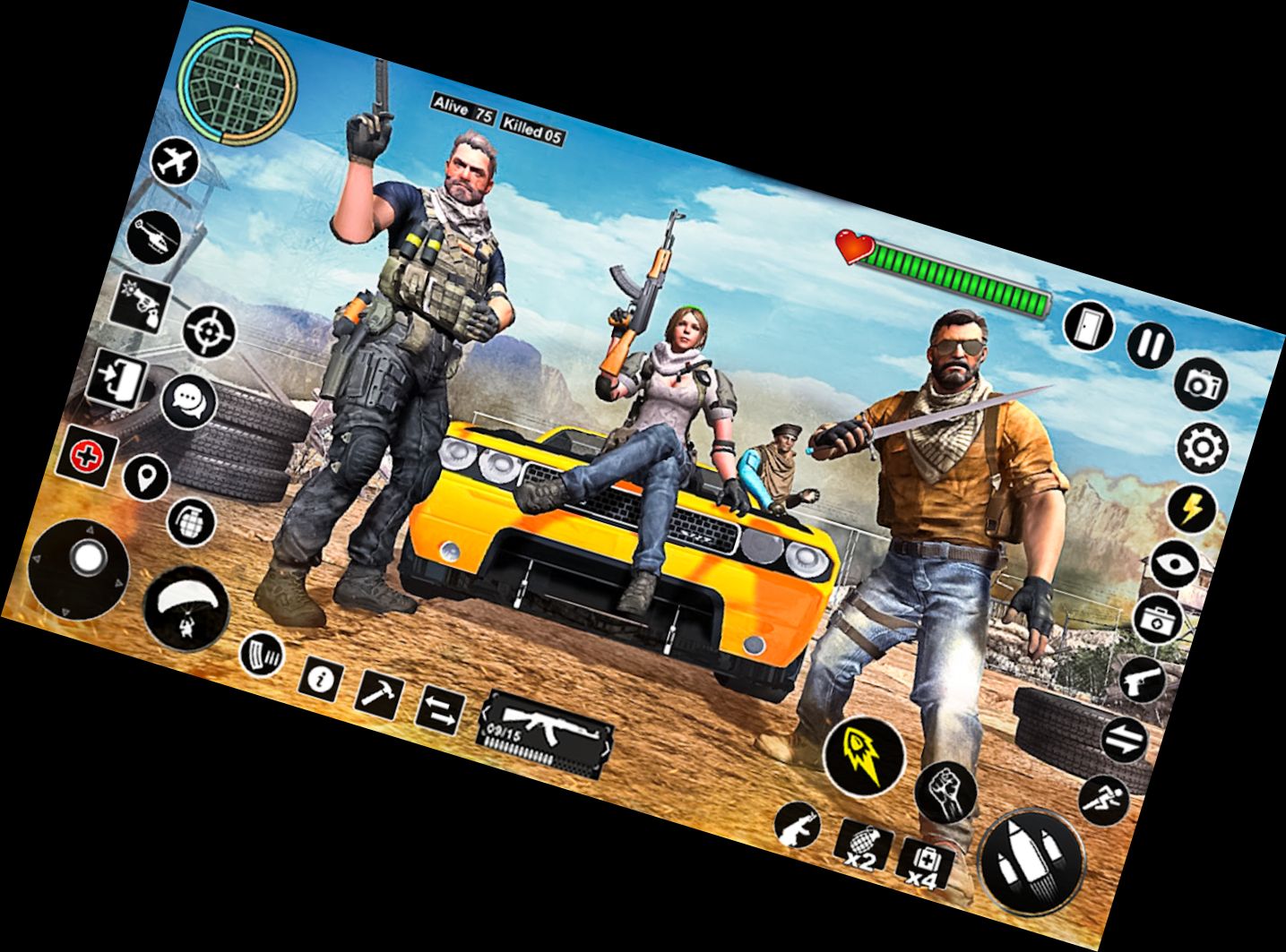 Comando de Disparo y Golpeo Juegos