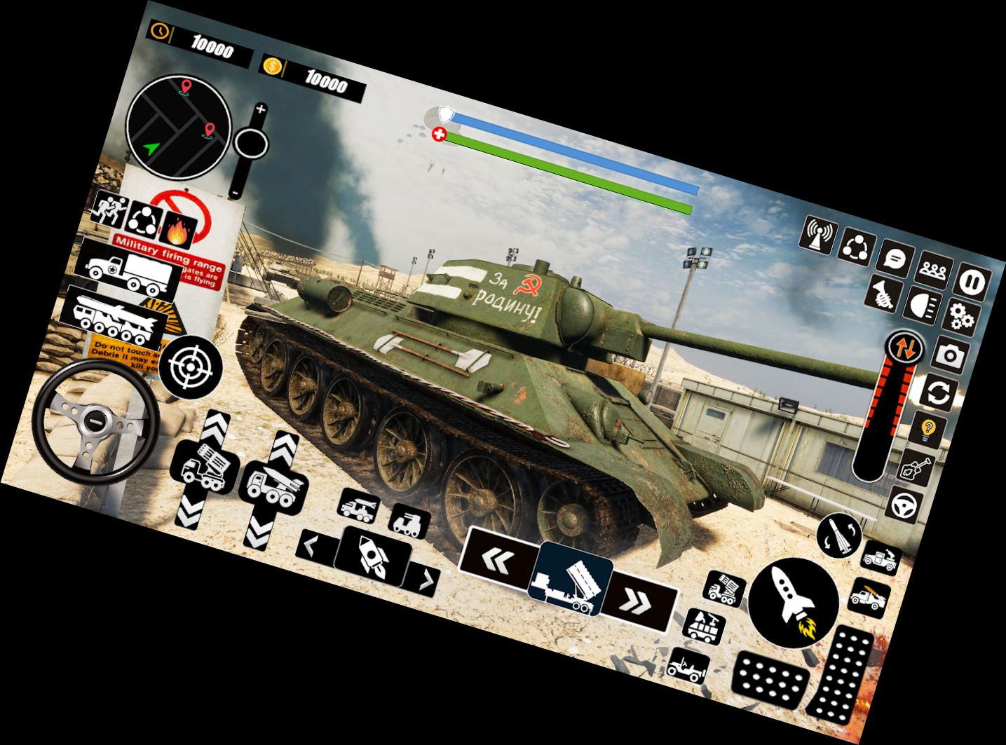 Игра-симулятор запуска ракет