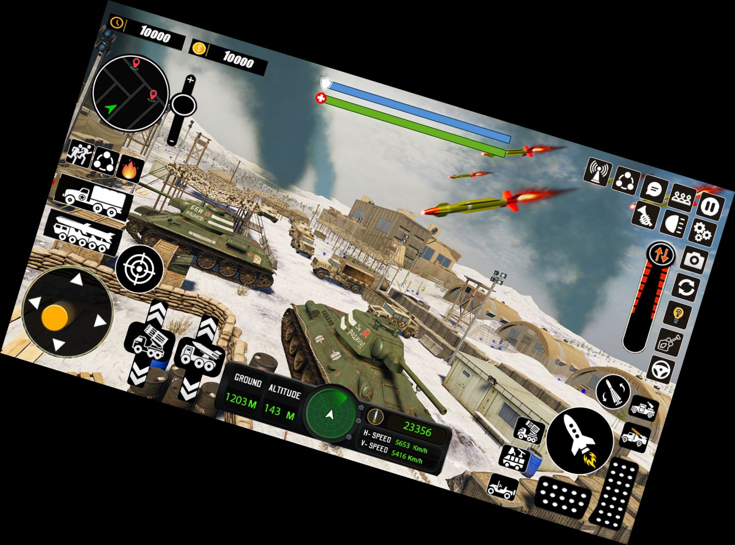 Игра-симулятор запуска ракет