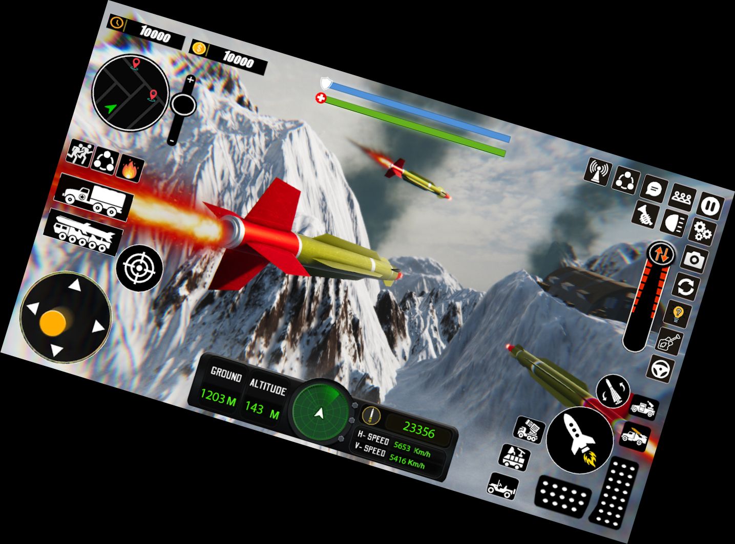 Игра-симулятор запуска ракет