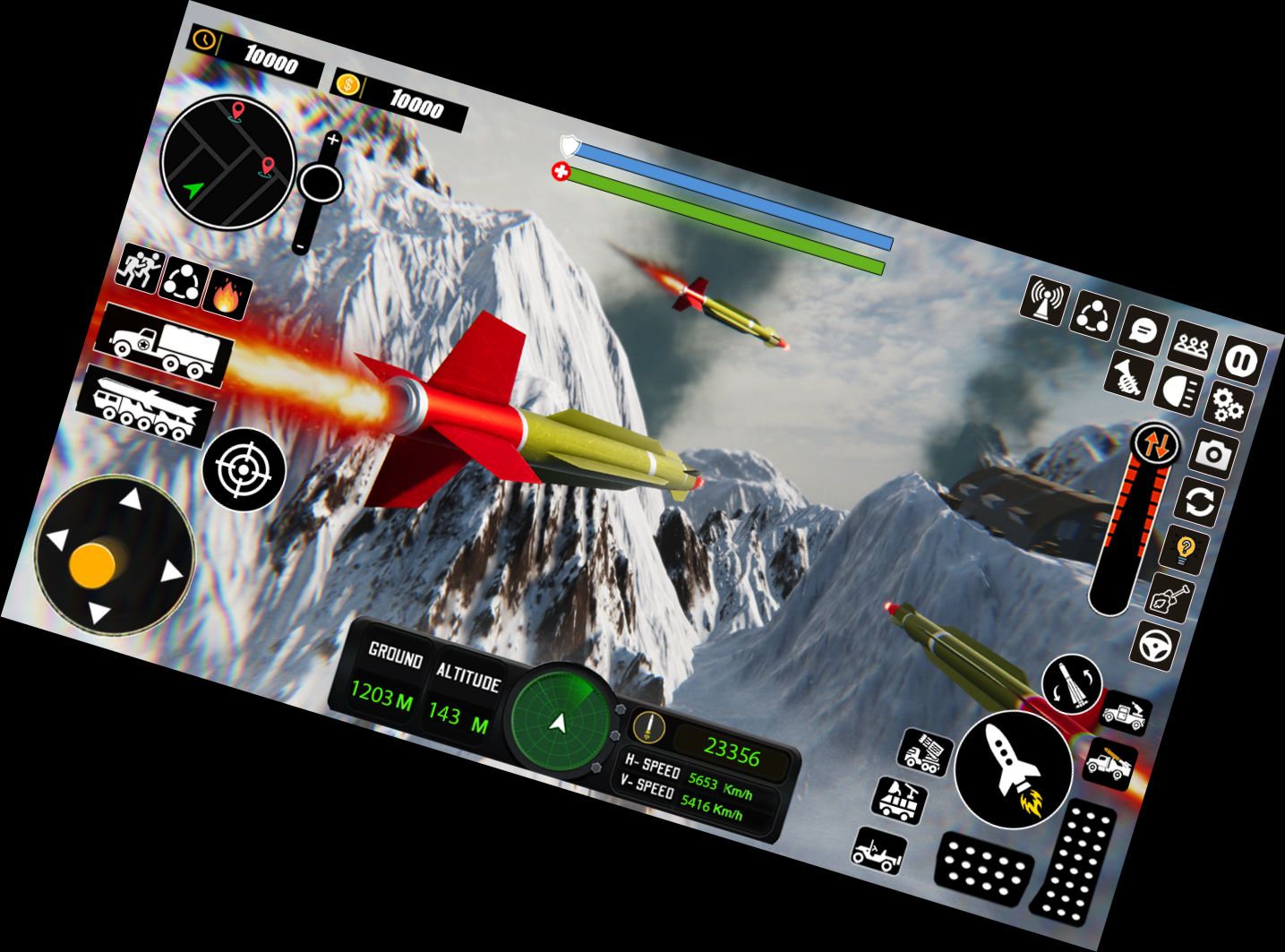 Игра-симулятор запуска ракет