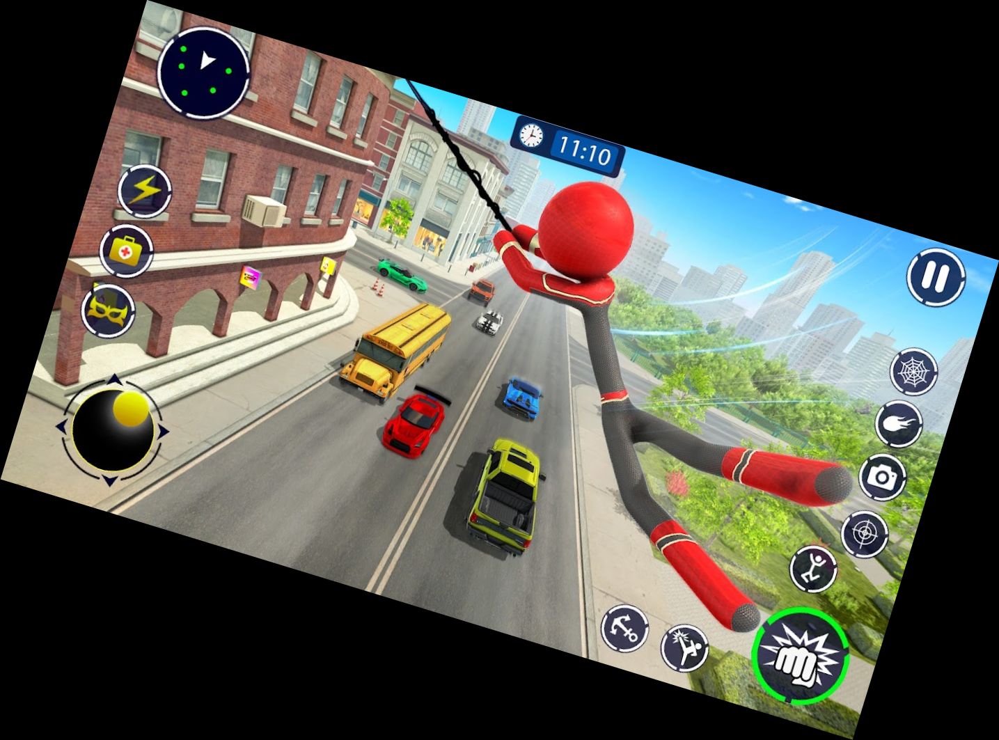 Spiderman Seil-Helden Spiele