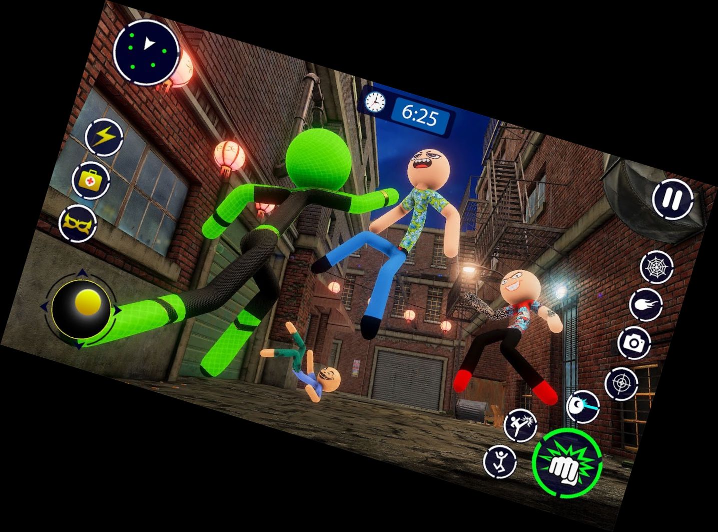 Spiderman Seil-Helden Spiele