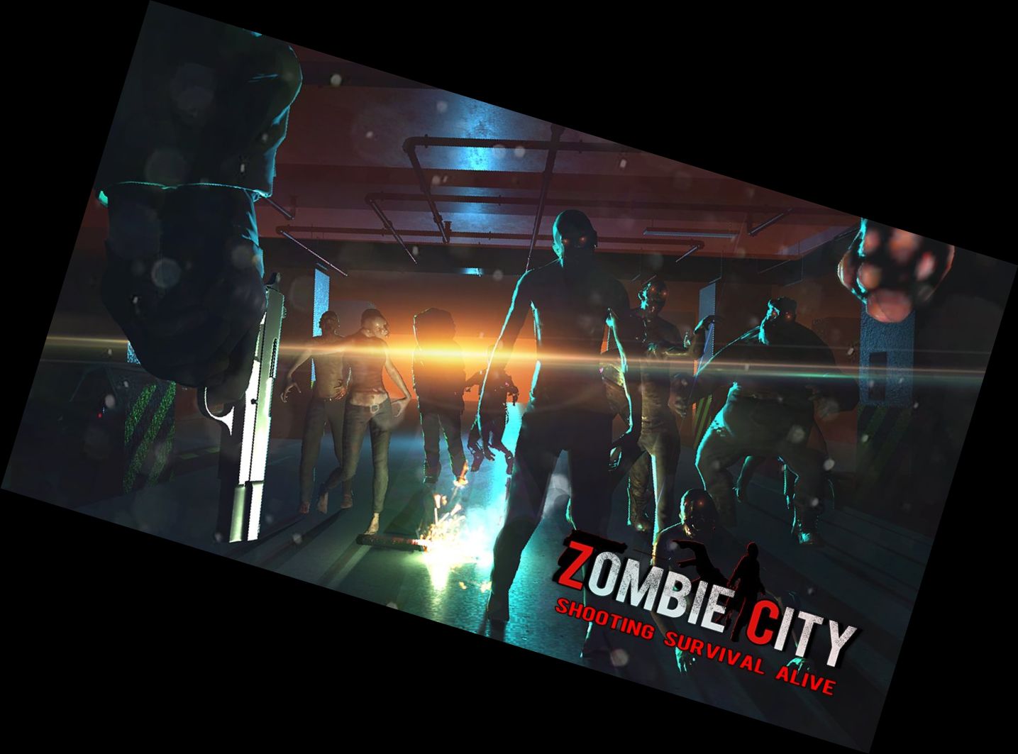 Zombie Stadt: Überlebensschießen