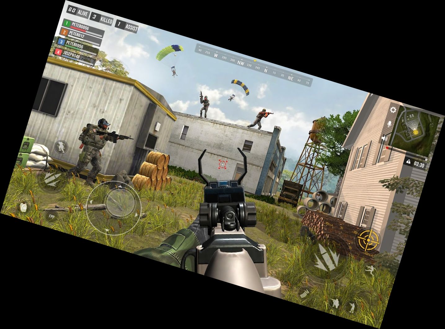 3D First Person Shooter Gun Games