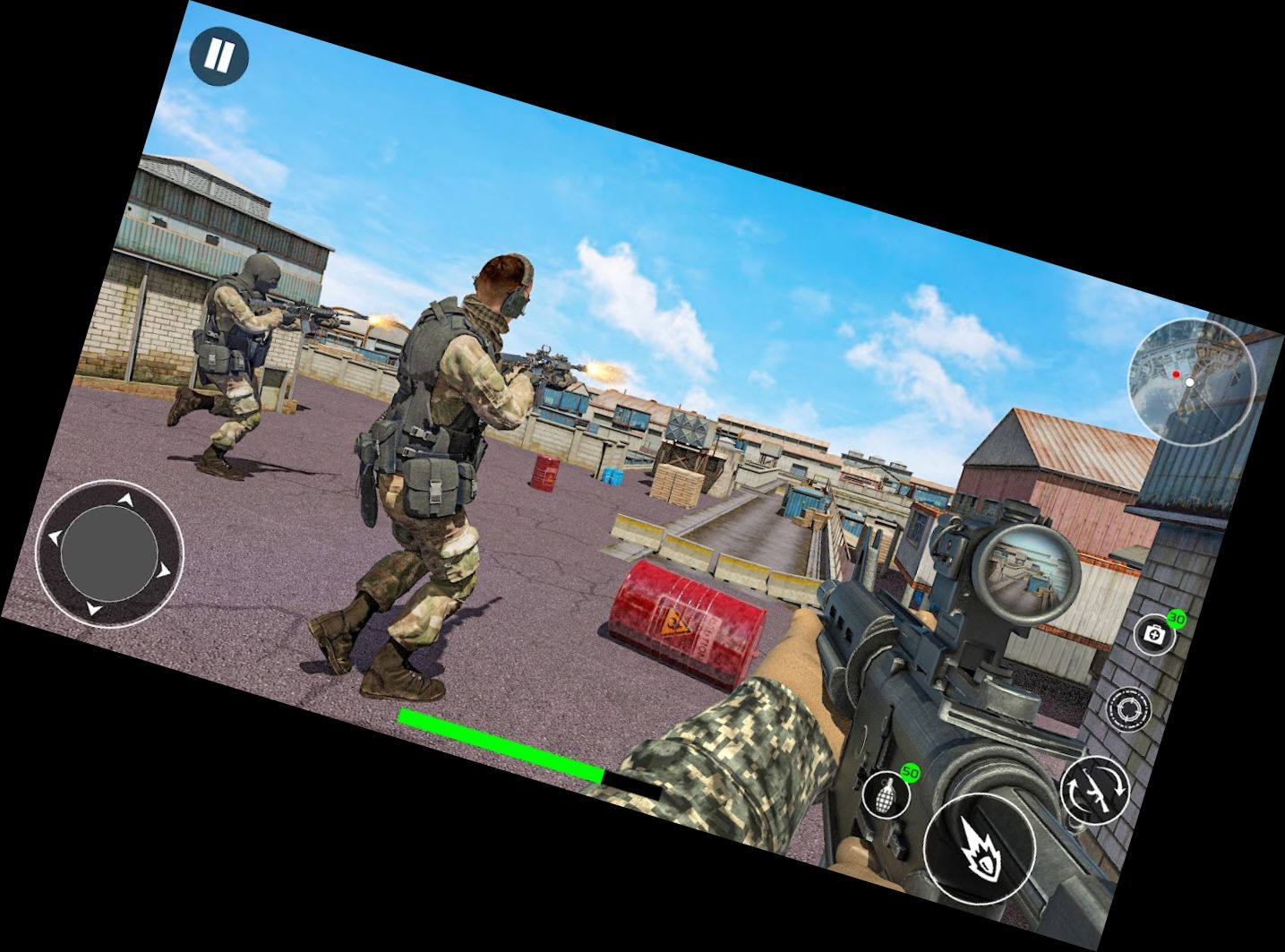 Пожарная Битва FPS Выживание