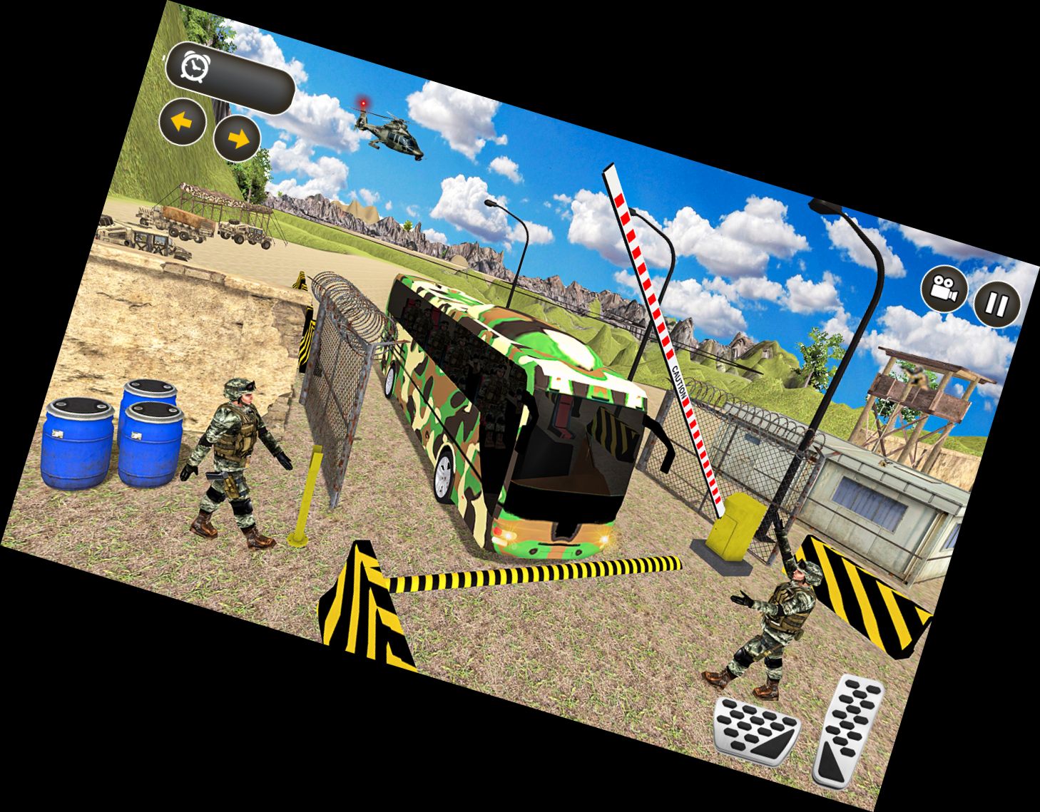 Armeebus-Spiele 3D Armee-F
