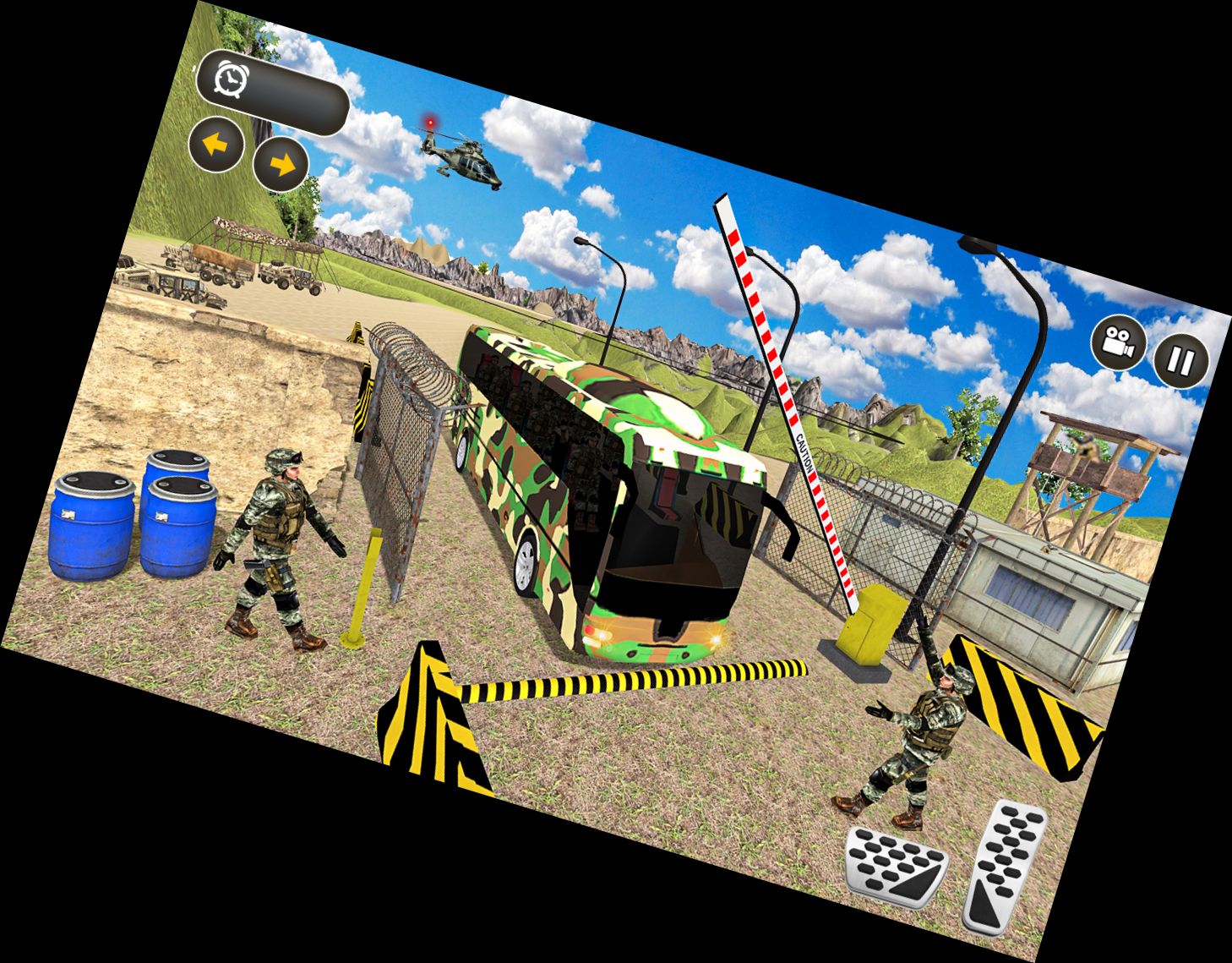 3D Military Bus Simulator