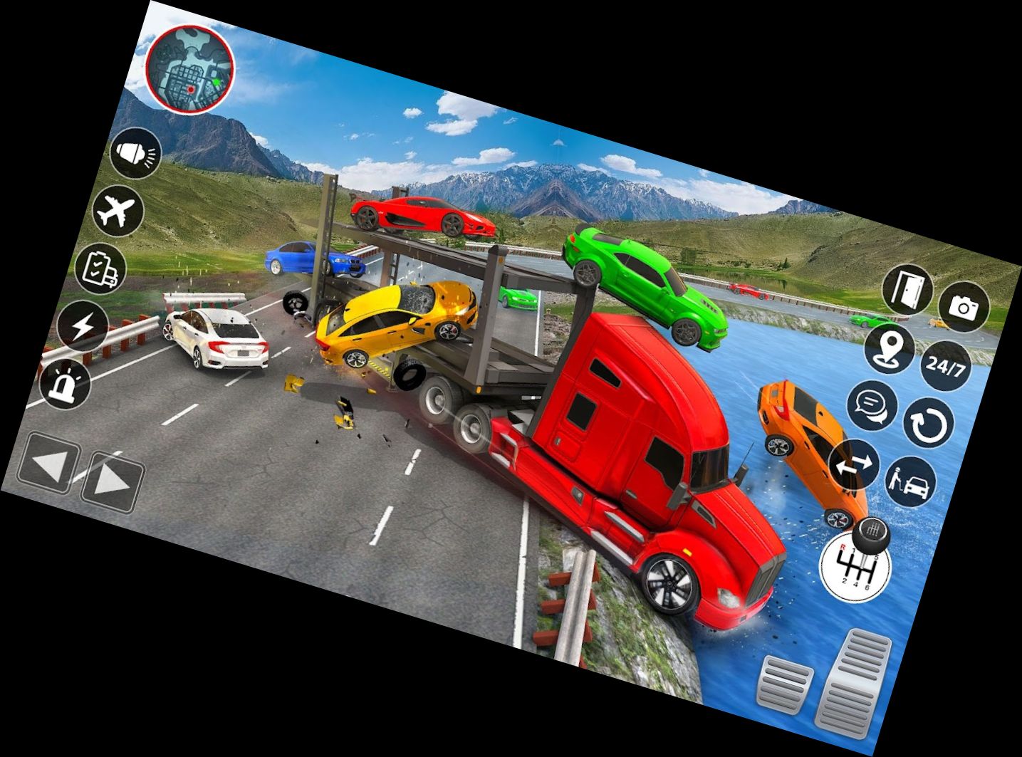 LKW-Fahrer-Spiele: Lastw