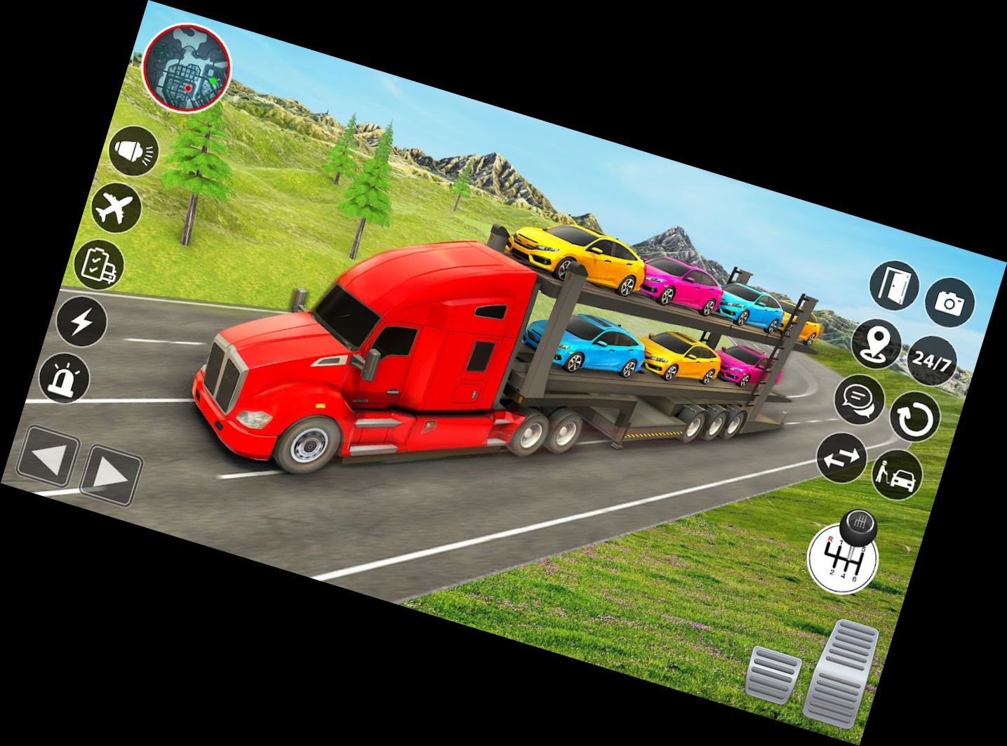 Игры на грузовике с управлением