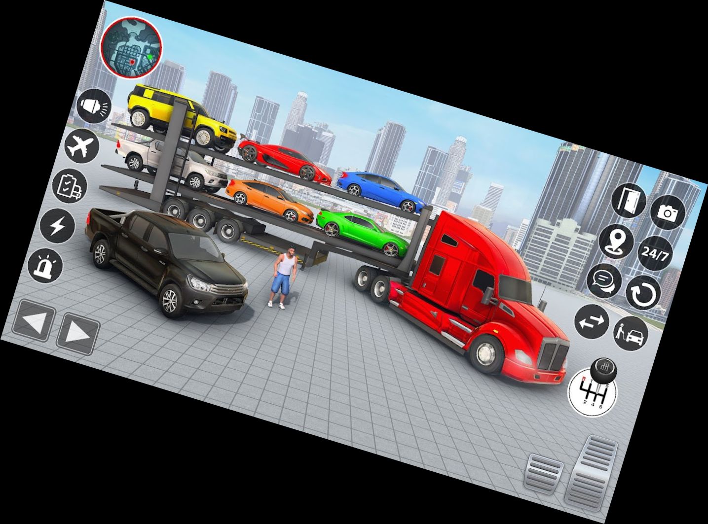 Игры на грузовике с управлением