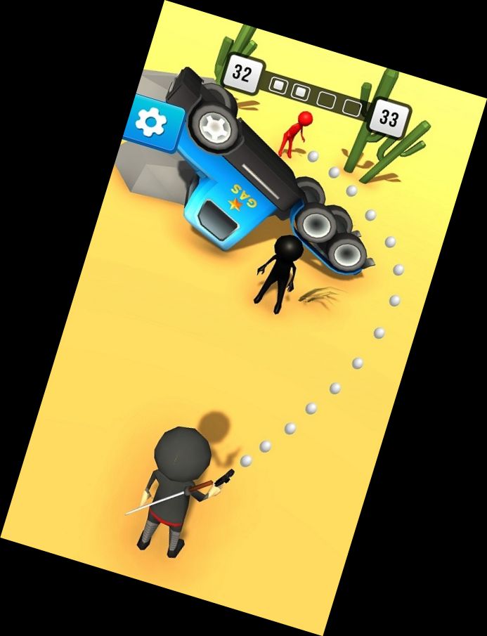 Schwinggeschoss: Ballerspiele