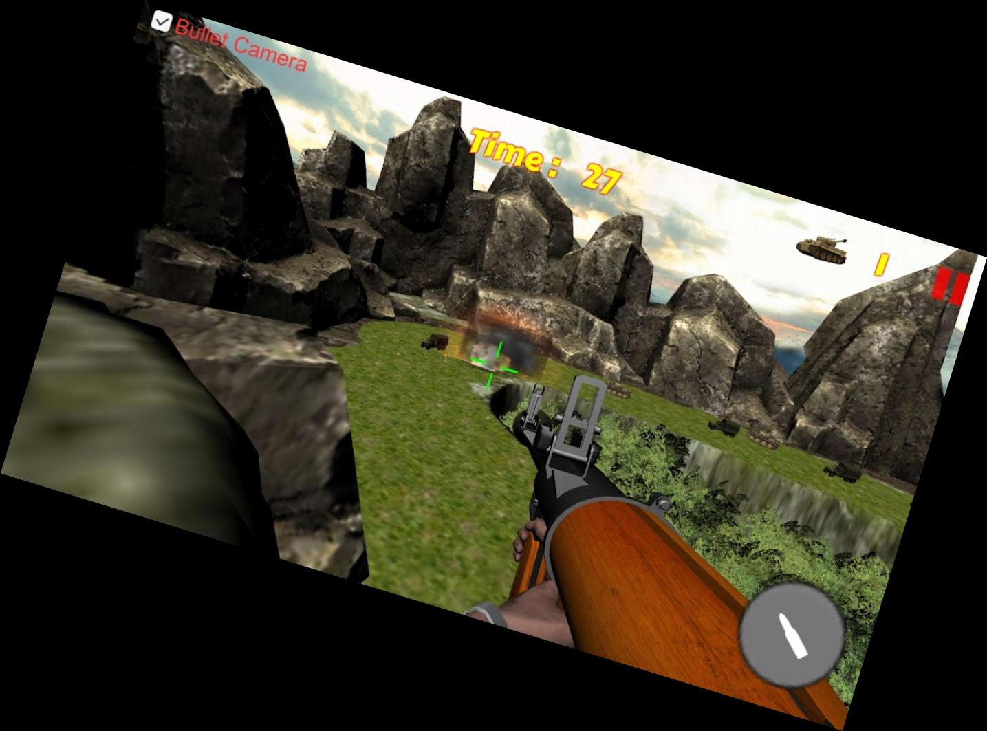 Гра гра стрілянини приціль