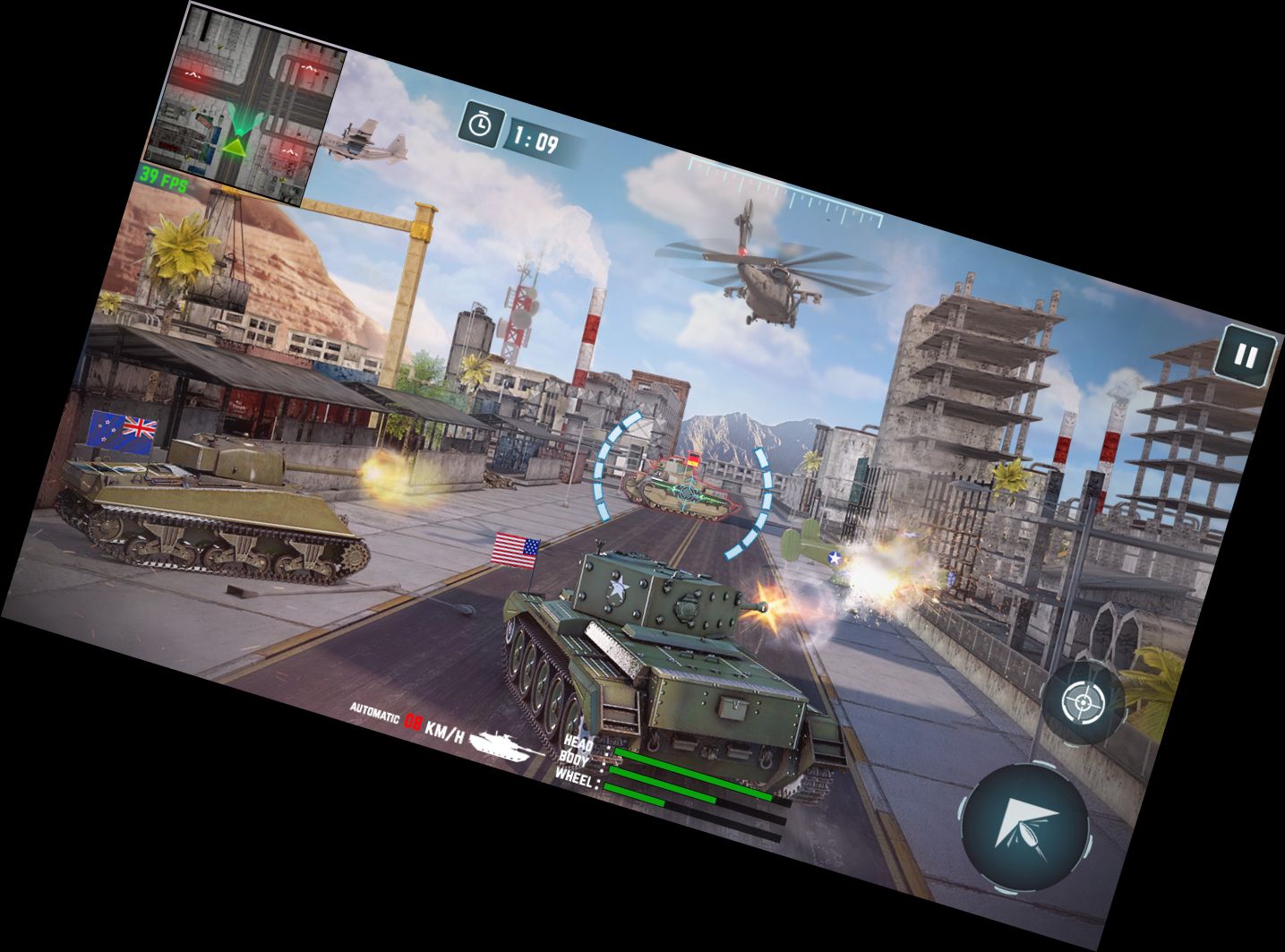 Echtes Panzer-Schlacht: Kriegss