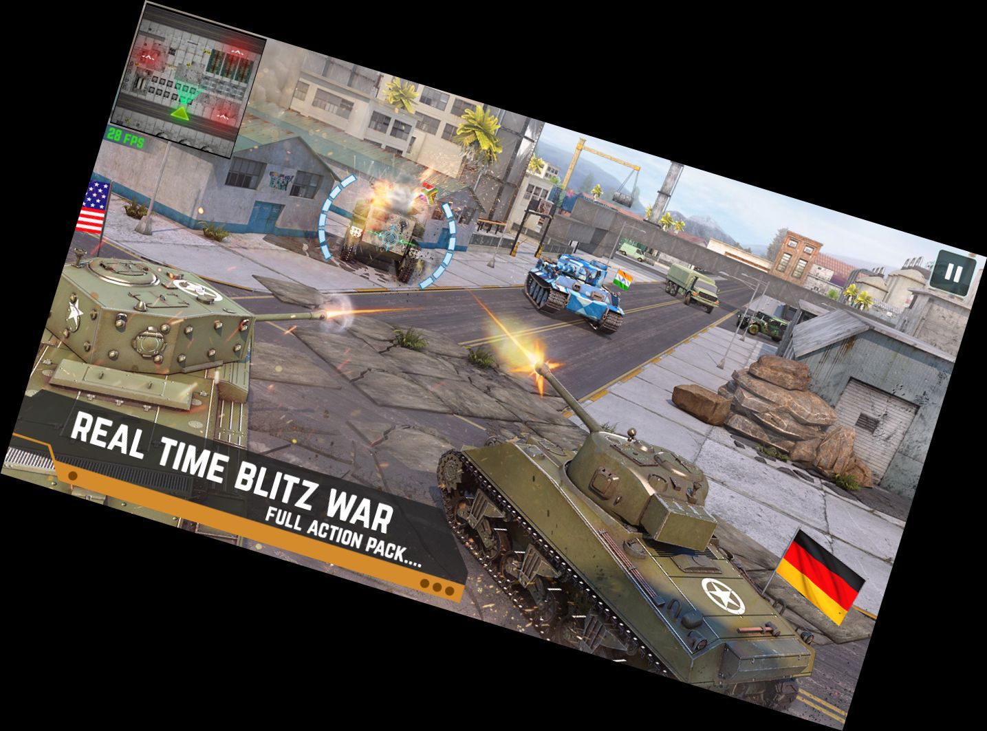 Echtes Panzer-Schlacht: Kriegss