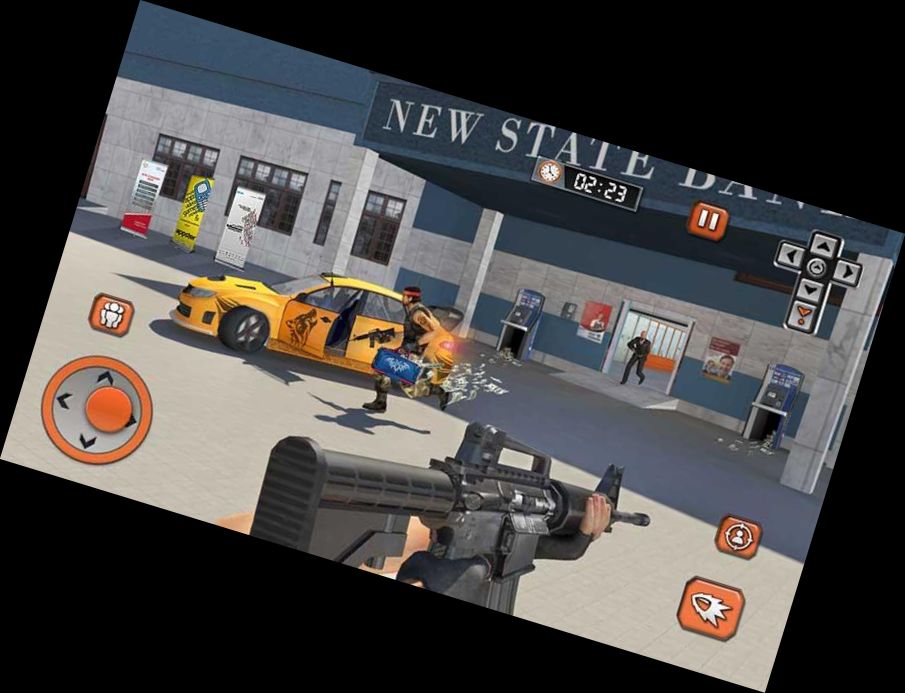 Bankraub: Polizei Vs Räuber