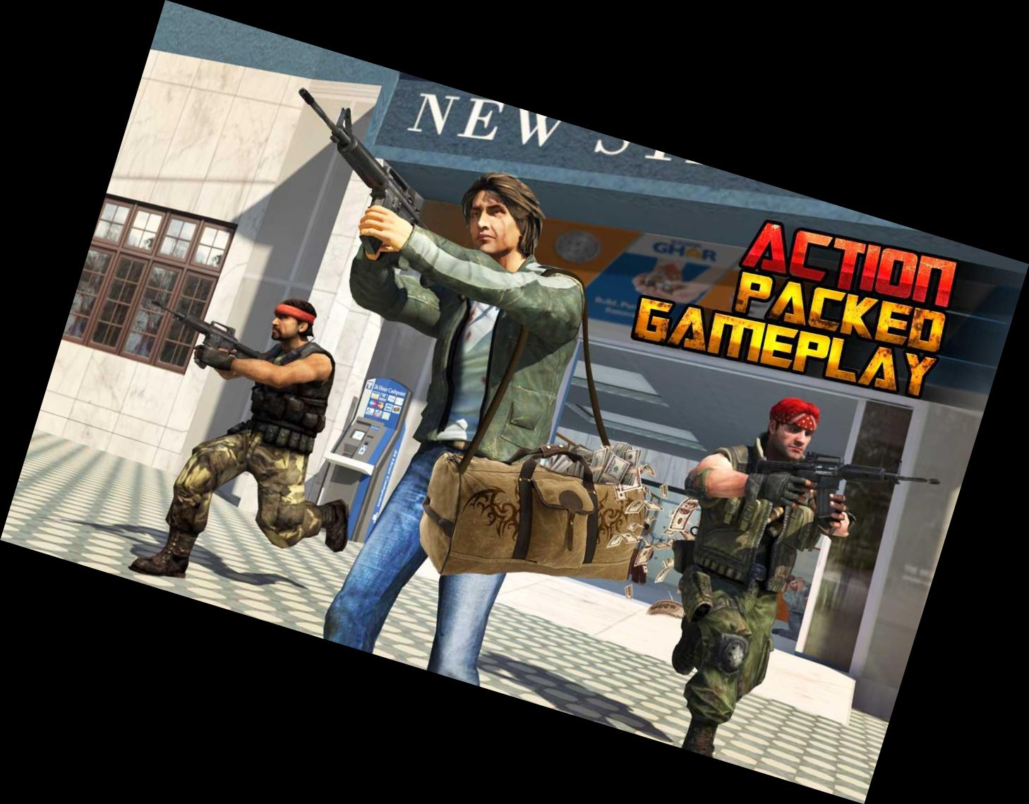 Bankraub: Polizei Vs Räuber