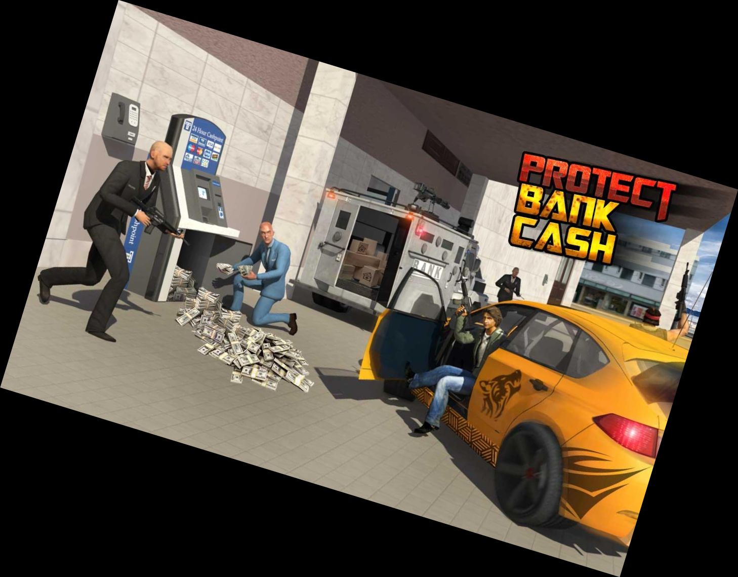 Bankraub: Polizei Vs Räuber