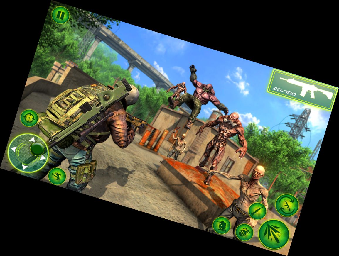 Tote Zombie Ziele: Waffenspiele