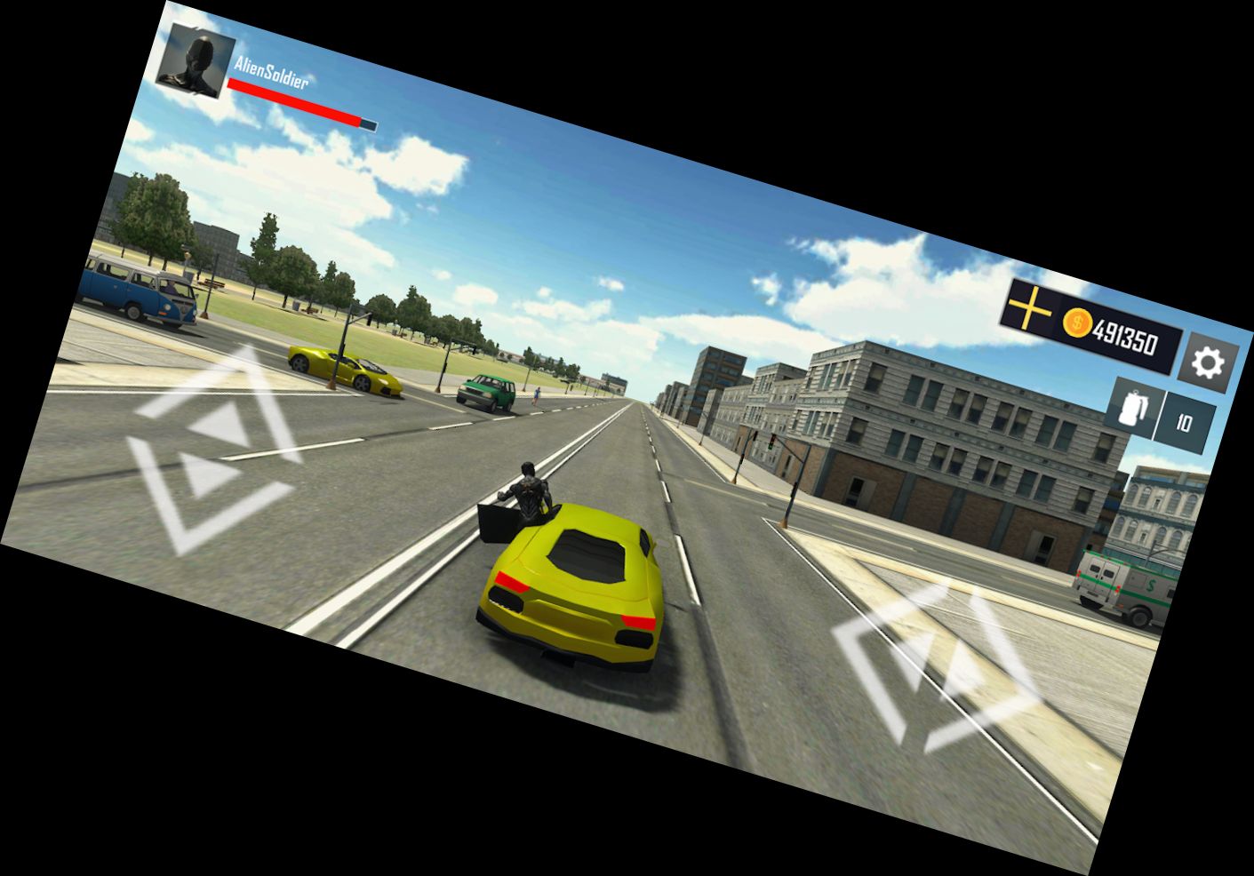 Héroe Súper Lazo Ciudad del