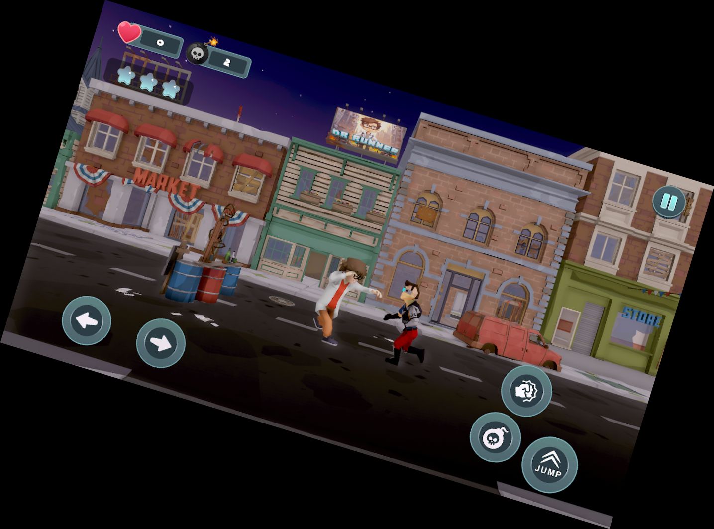 Dr. Runner: Ballerspiel mit Schieß